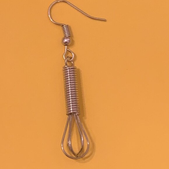 Whisk Earring, Cooking Earring, Baking Earring, Gift Idea, Chef Earring, Food - Picture 4 of 4